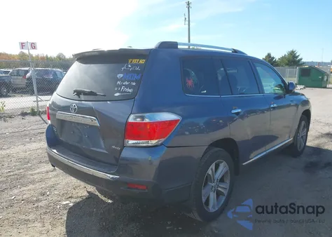 2012 Toyota Highlander Limited V6 z USA, uszkodzony, nr VIN 5TDDK3EH9CS102202